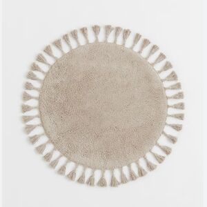 Round Tassel Bath Mat